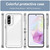 Samsung Galaxy A37 5G Colorful Series Acrylic Hybrid TPU Phone Case - Transparent