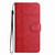 Samsung Galaxy A37 5G Cowhide Texture Stitching Leather Phone Case - Red