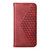 Samsung Galaxy A37 5G Cubic Grid Calf Texture Magnetic Leather Phone Case - Red