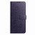 Samsung Galaxy A37 5G Daisy Embossed Leather Phone Case - Dark Purple