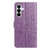 Samsung Galaxy A37 5G Daisy Embossed Leather Phone Case - Light Purple