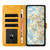 Samsung Galaxy A37 5G Daisy Embossed Leather Phone Case - Yellow