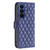 Samsung Galaxy A37 5G Diamond Lattice Wallet Flip Leather Phone Case - Blue