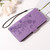 Samsung Galaxy A37 5G Embossed Butterfly Flowers Leather Phone Case - Purple