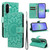 Samsung Galaxy A37 5G Embossed Sunflower Pattern Flip Leather Phone Case - Green