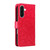 Samsung Galaxy A37 5G Embossed Sunflower Pattern Flip Leather Phone Case - Red