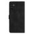 Samsung Galaxy A37 5G Flower Butterfly Embossing Pattern Leather Phone Case - Black