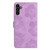 Samsung Galaxy A37 5G Flower Embossing Pattern Leather Phone Case - Purple