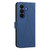 Samsung Galaxy A37 5G Geometric Pattern RFID Leather Phone Case - Blue