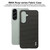Samsung Galaxy A37 5G imak Ruiyi Series Cloth Texture PU + PC Phone Case - Black