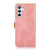 Samsung Galaxy A37 5G KHAZNEH Dual-color Cowhide Texture Flip Leather Phone Case - Rose Gold