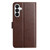 Samsung Galaxy A37 5G Lambskin 8-card Slot Leather Phone Case - Brown