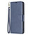 Samsung Galaxy A37 5G Lambskin Texture Pure Color Flip Leather Phone Case - Blue
