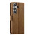 Samsung Galaxy A37 5G LC.IMEEKE Calf Texture Leather Phone Case - Brown