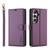 Samsung Galaxy A37 5G LC.IMEEKE L2 Series Detachable Magsafe PU Phone Case with Lanyard - Purple