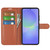 Samsung Galaxy A37 5G Litchi Texture Horizontal Flip Leather Phone Case with Holder - Brown