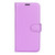 Samsung Galaxy A37 5G Litchi Texture Horizontal Flip Leather Phone Case with Holder - Purple