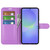 Samsung Galaxy A37 5G Litchi Texture Horizontal Flip Leather Phone Case with Holder - Purple