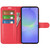 Samsung Galaxy A37 5G Litchi Texture Horizontal Flip Leather Phone Case with Holder - Red