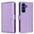 Samsung Galaxy A37 5G Litchi Texture RFID Anti-theft Leather Phone Case - Purple