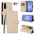 Samsung Galaxy A37 5G Litchi Texture RFID Blocking 3-Card Wallet Leather Phone Case - Beige