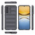 Samsung Galaxy A37 5G Magic Shield TPU + Flannel Phone Case - Dark Grey