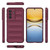 Samsung Galaxy A37 5G Magic Shield TPU + Flannel Phone Case - Wine Red