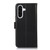Samsung Galaxy A37 5G Magnetic Crazy Horse Texture Genuine Leather RFID Phone Case - Black
