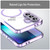 Samsung Galaxy A37 5G PC Hybrid TPU Airbag Shockproof MagSafe Phone Case - Transparent Purple