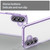 Samsung Galaxy A37 5G PC Hybrid TPU Airbag Shockproof Phone Case - Transparent Purple