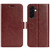 Samsung Galaxy A37 5G R64 Texture Horizontal Flip Leather Phone Case - Brown