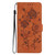 Samsung Galaxy A37 5G Rose Flower Embossing Pattern Leather Phone Case - Brown