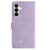 Samsung Galaxy A37 5G Secret Garden Butterfly Pattern Leather Phone Case - Purple
