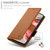 Samsung Galaxy A37 5G Side Buckle Magnetic Frosted Leather Phone Case - Brown
