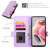 Samsung Galaxy A37 5G Side Buckle Magnetic Frosted Leather Phone Case - Purple