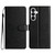 Samsung Galaxy A37 5G Silk Texture Horizontal Flip Leather Phone Case - Black