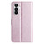 Samsung Galaxy A37 5G Silk Texture Horizontal Flip Leather Phone Case - Rose Pink
