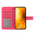 Samsung Galaxy A37 5G Skin Feel Sun Flower Embossed Flip Leather Phone Case with Lanyard - Rose Red