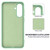 Samsung Galaxy A37 5G Solid Color Liquid Silicone Dropproof Full Coverage Phone Case - Green