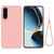 Samsung Galaxy A37 5G Solid Color Liquid Silicone Dropproof Full Coverage Phone Case - Pink
