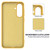 Samsung Galaxy A37 5G Solid Color Liquid Silicone Dropproof Full Coverage Phone Case - Yellow