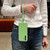 Samsung Galaxy A37 5G Solid Color Liquid Silicone Magnetic Phone Case with Lanyard - Lilac
