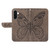 Samsung Galaxy A37 5G Swallowtail Butterfly Embossed Leather Phone Case - Grey