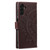 Samsung Galaxy A37 5G Totem Flower Embossed Leather Phone Case with Lanyard - Brown