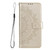 Samsung Galaxy A37 5G Totem Flower Embossed Leather Phone Case with Lanyard - Gold