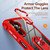 Samsung Galaxy A37 5G TPU + PC Lens Protection Phone Case with Ring Holder - Red