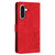 Samsung Galaxy A37 5G Tulips Embossed Leather Phone Case with Lanyard - Red