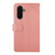 Samsung Galaxy A37 5G Y-shaped Pattern Flip Leather Phone Case - Pink