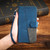 Samsung Galaxy A37 5G TTUDRCH Embossed Line Splicing Leather Phone Case - Blue