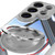 Samsung Galaxy S26 Ultra 5G 360 Holder MagSafe Acrylic Hybrid TPU Phone Case - Grey